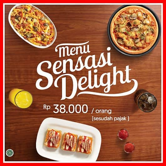 menu sensasi delight pizza hut indonesia