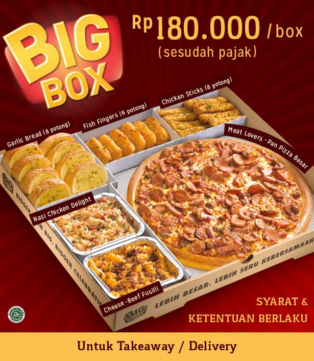 Pizza Hut Promo Paket Big Box Terbaru Harga Menu