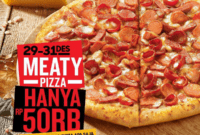 PHD Promo Hari Ini Harga Spesial untuk Regular Meaty Pizza