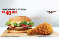 Promo Burger King Terbaru Periode 01 – 31 Desember 2018