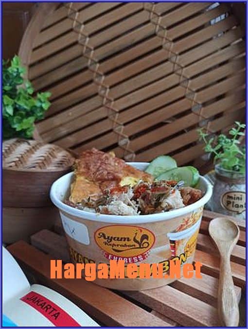 harga menu ayam keprabon express
