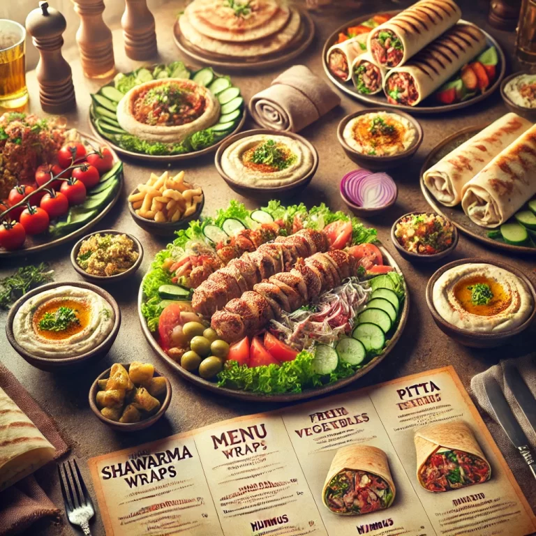 Emados Shawarma Menu