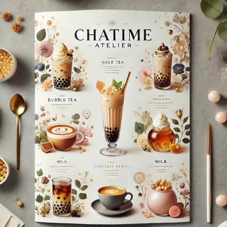chatime atealier menu