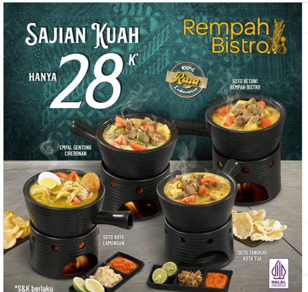 Rempah Bistro Menu