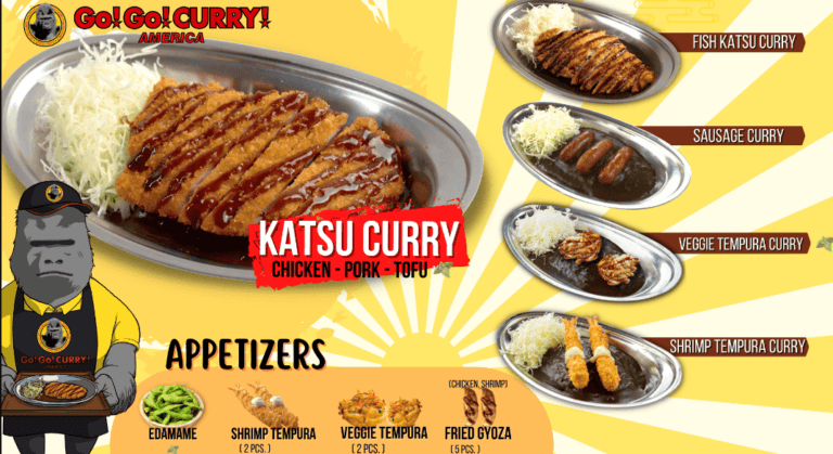 Go Go Curry Menu