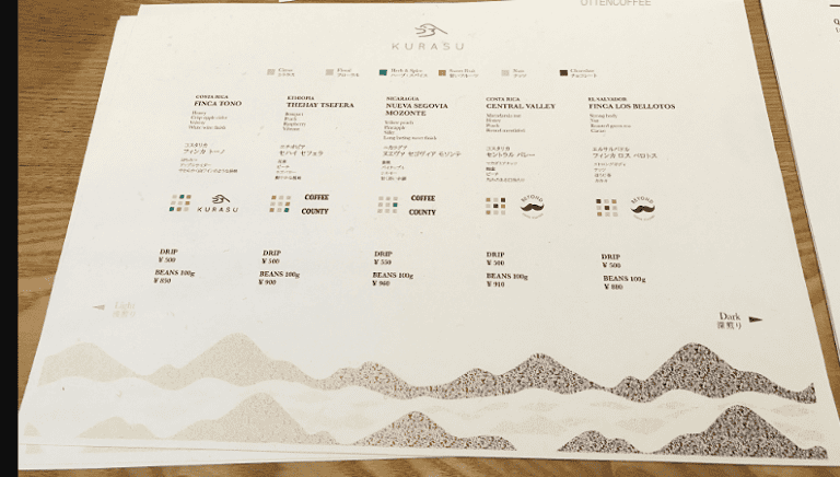 Kurasu Menu