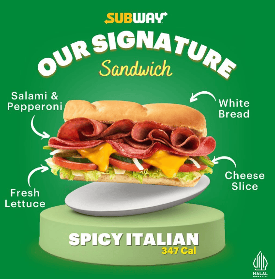 Subway Menu