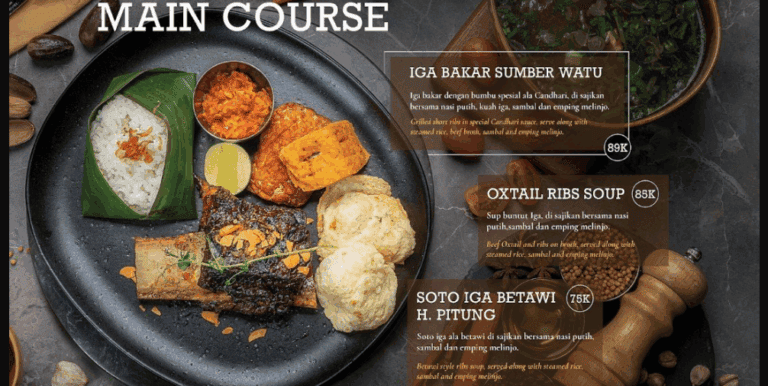 Candhari Heaven Menu