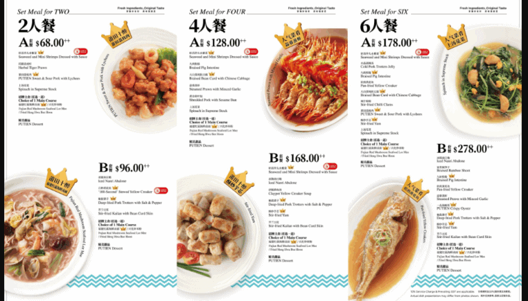 Daftar Harga Putien Menu Terbaru