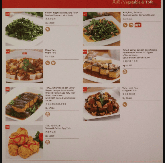 Daftar Harga Menu Din Tai Fung Terbaru