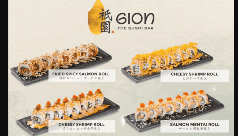 Harga Gion Sushi Menu Terbaru