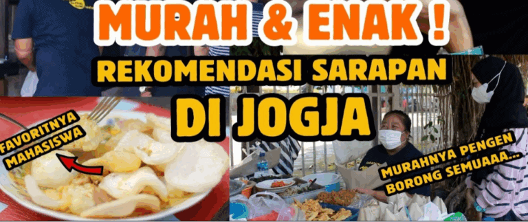Rekomendasi Sarapan di Jogja