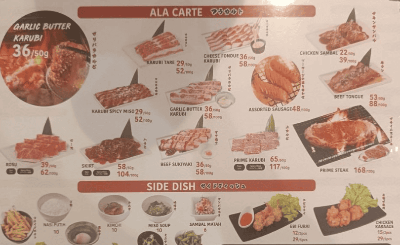 Yakiniku Like Menu Harga Terbaru