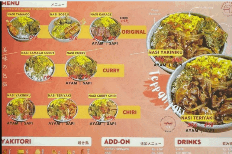 Menu Bungkushin Terbaru