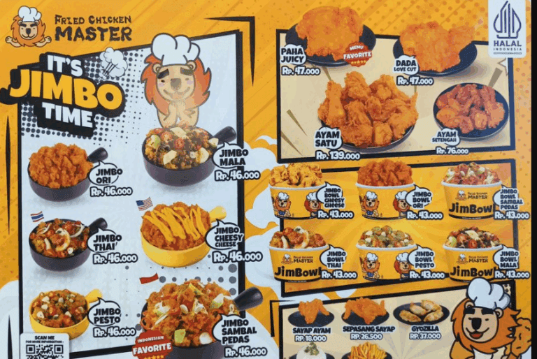 Fried Chicken Master Menu dan Harga Terbaru
