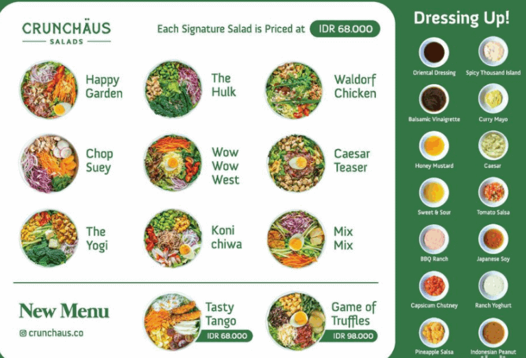 Crunchaus Menu