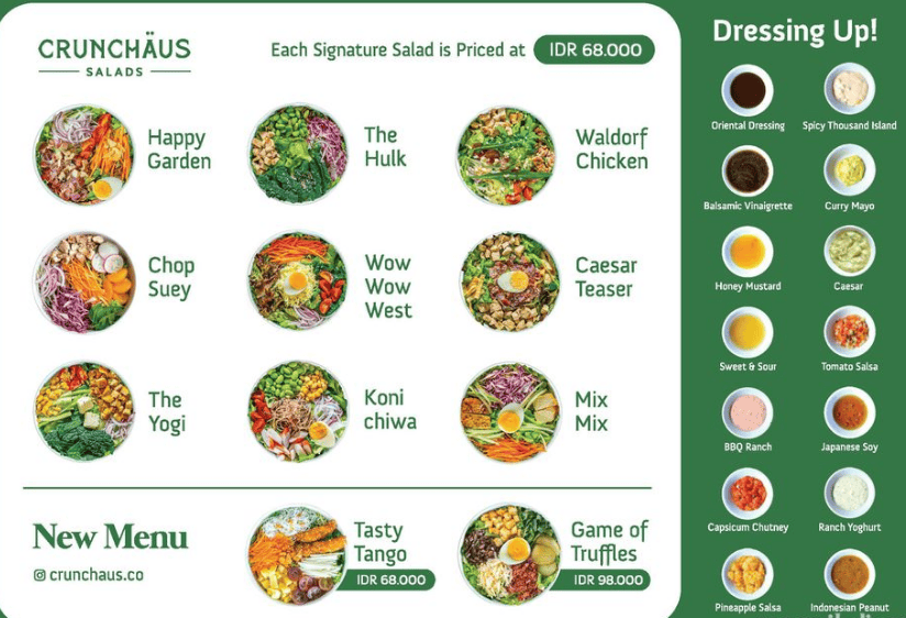 Crunchaus Menu