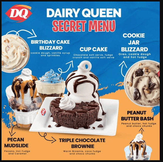 Dairy Queen Menu