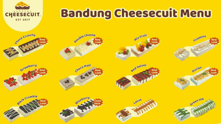 Daftar Menu Cheesecuit Harga Terbaru