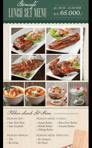 Boncafe Menu Harga Terbaru